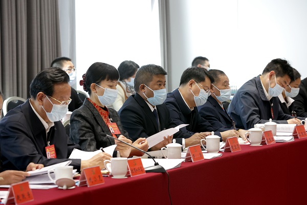 云南省代表团讨论十九届中央纪委工作报告和党章修正案2-600.jpg