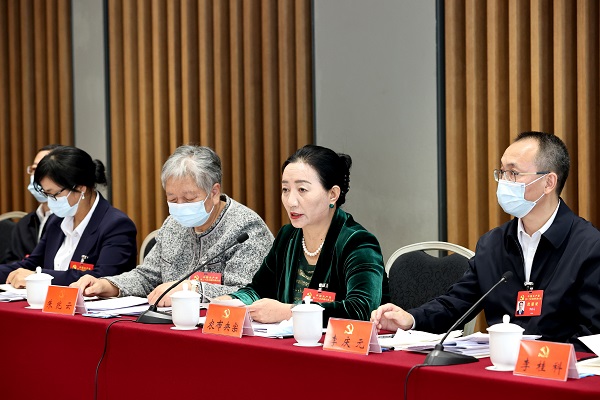 云南省代表团讨论十九届中央纪委工作报告和党章修正案3-600.jpg